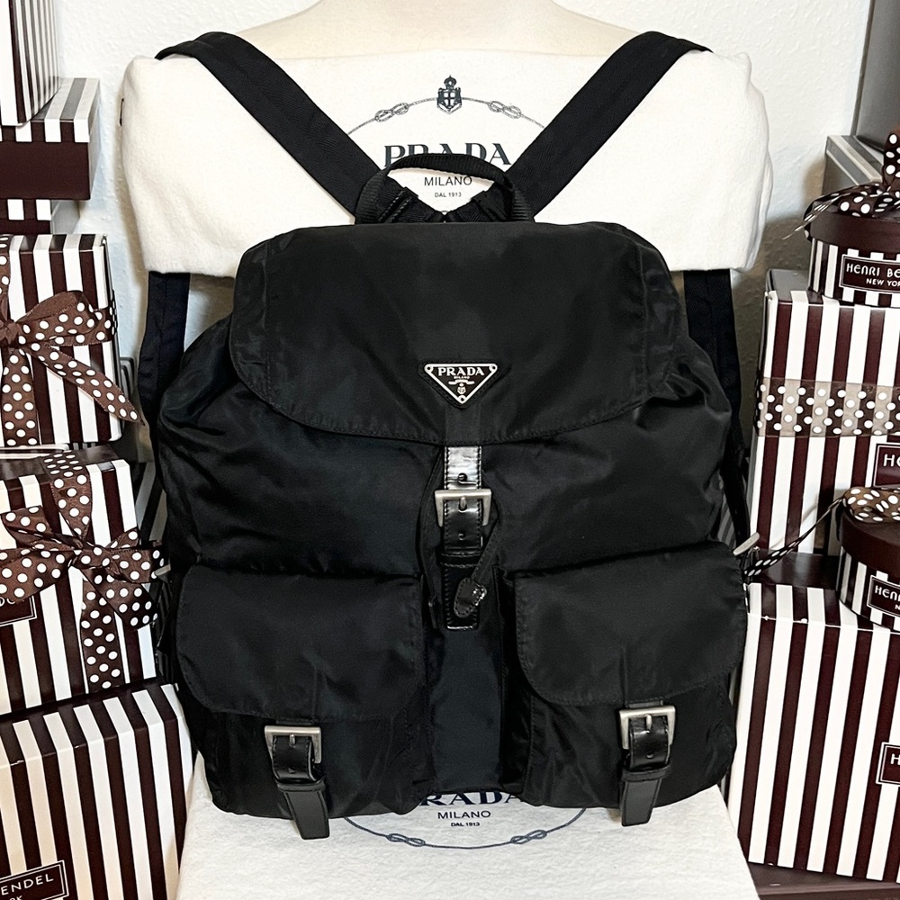 Prada Backpack!Large! - image 6